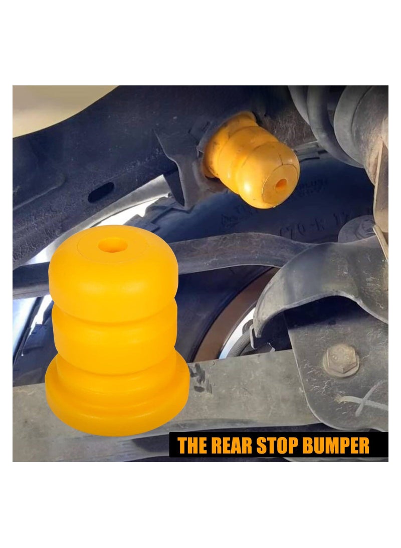 Two Control Arm Bumpers and Two Control Rear Axle Bumpers Replace 15153958 905-208 15039397 Compatible with Chevy Suburban Avalanche GMC Yukon (Arm Bumpers and Axle Bumpers) - Image 4